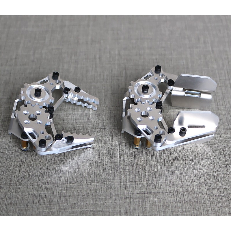 Robot Gripper Claw - Garra Manipuladora Robótica de Metal, Suporte