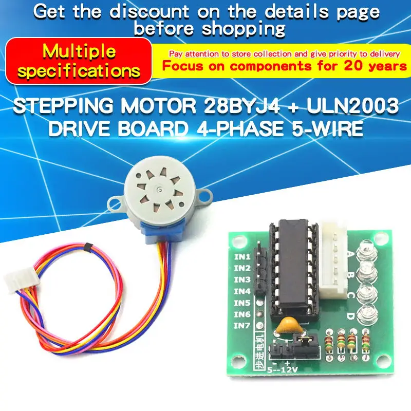 Uln2003 Driver - 1 peça 28byj4 motor de passo