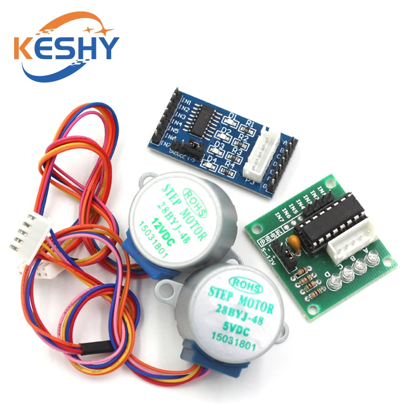 Uln2003 Driver - 5V 4 fases 28BYJ-48 DC Gear