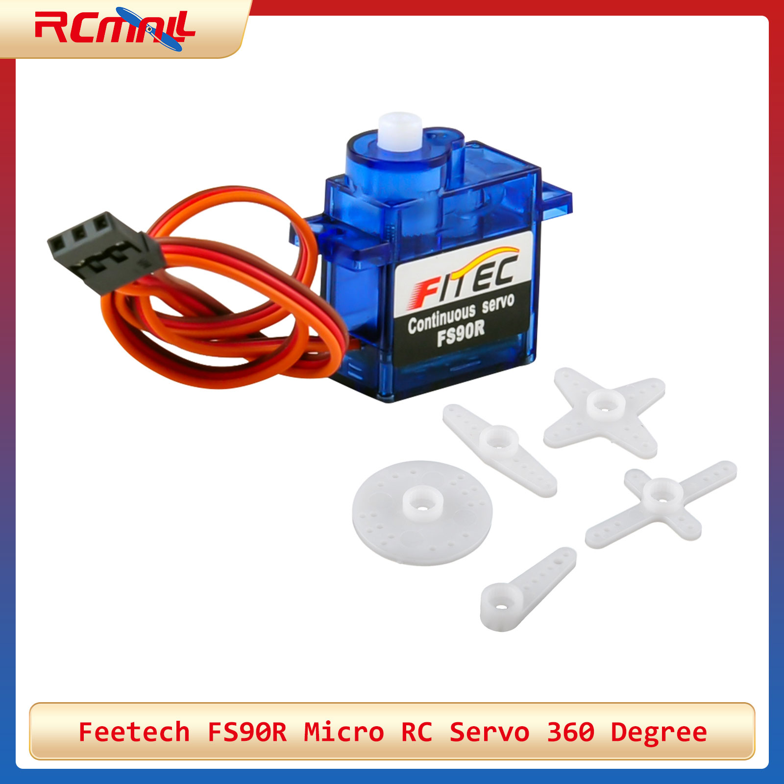 Servo Micro RC Feetech FS90R c - Microbit avaliação e preço