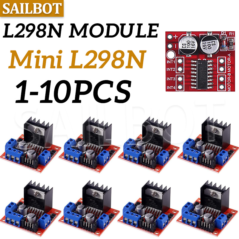1/5/10 pces l298n driver de mo - Motor Driver L298N avaliação e preço