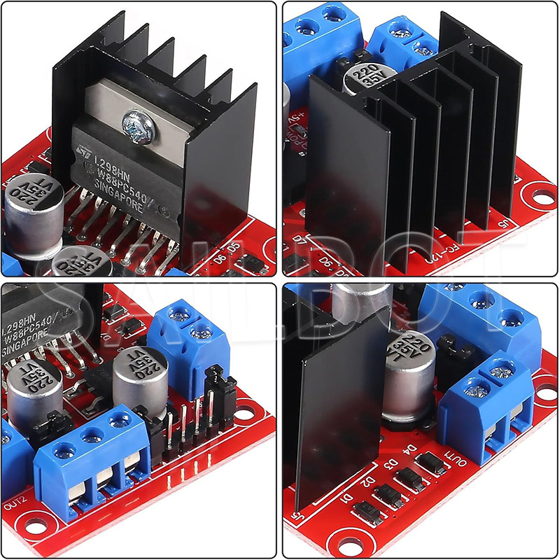 1/5/10 pces l298n driver de mo - Motor Driver L298N avaliação e preço
