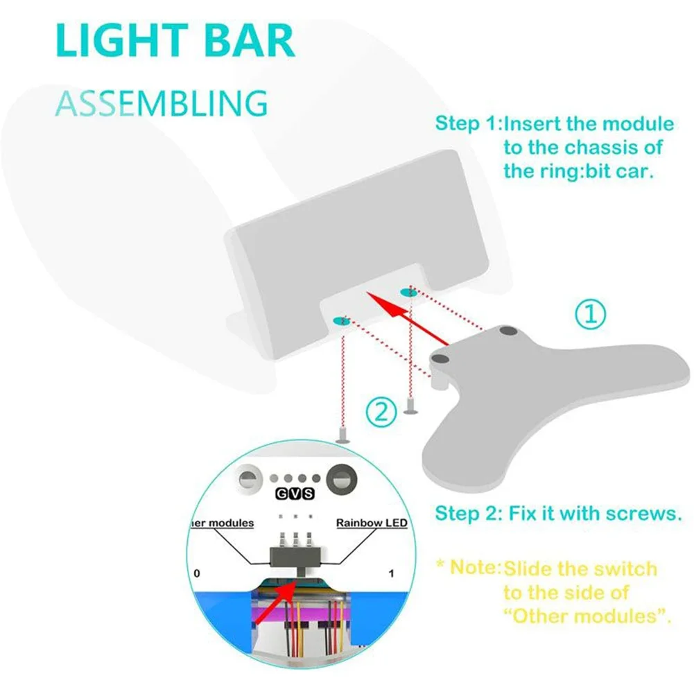 Barra de luz LED para crianças - Microbit avaliação e preço