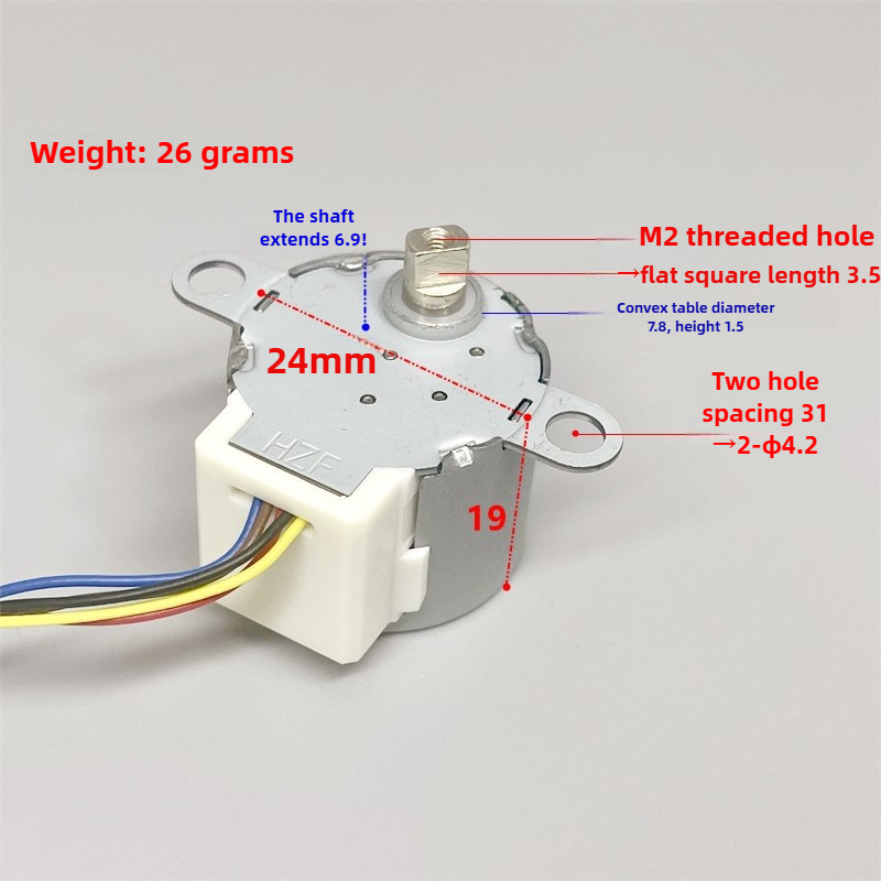 24byj48 dc 5v motor de passo d - Dc Motor avaliação e preço