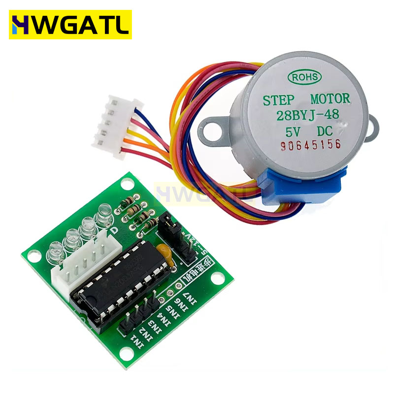 HWGATL 5V 4 fases 28BYJ-48 DC  - Uln2003 Driver avaliação e preço