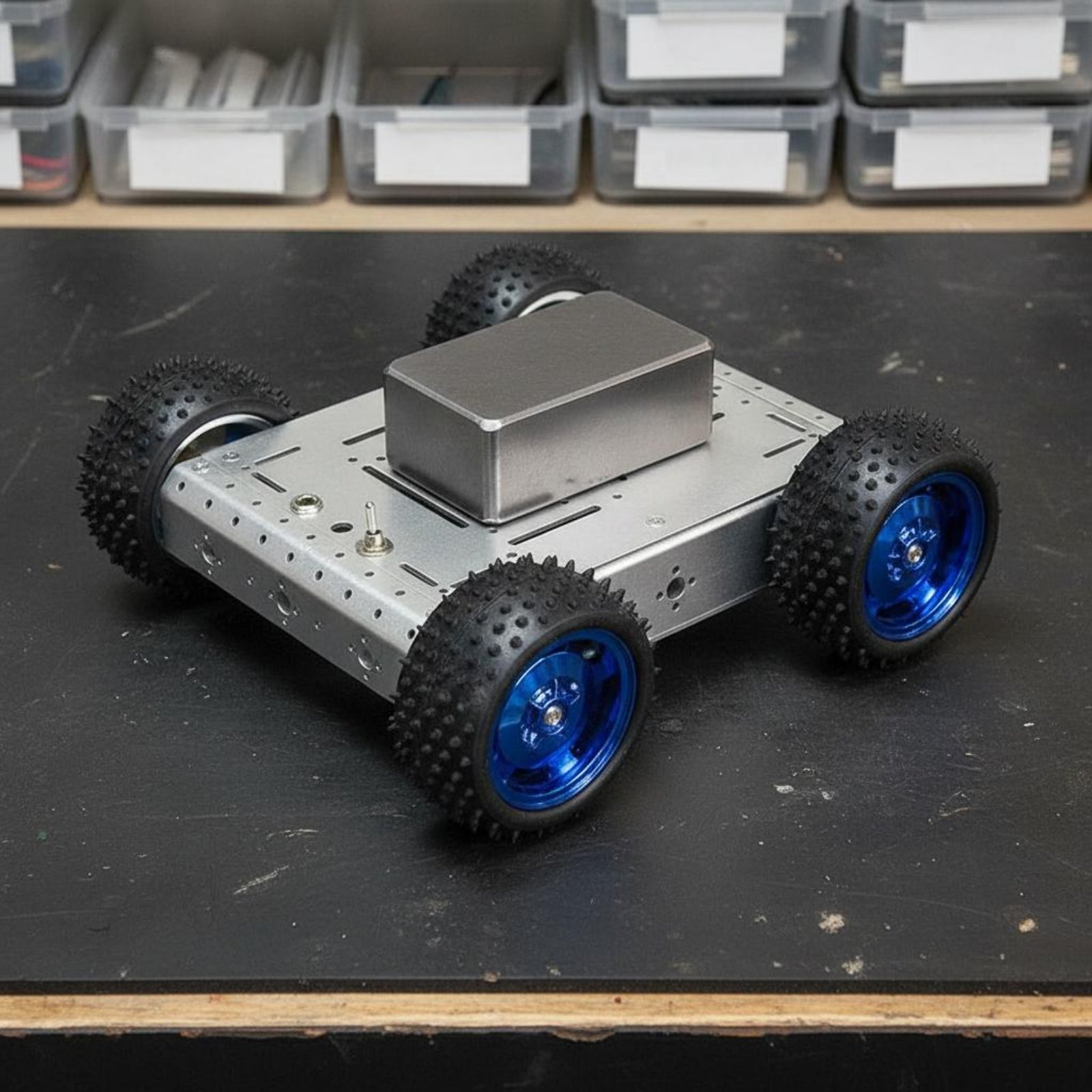 Chassi de Carro Inteligente 4W - Robot Wheel avaliação e preço