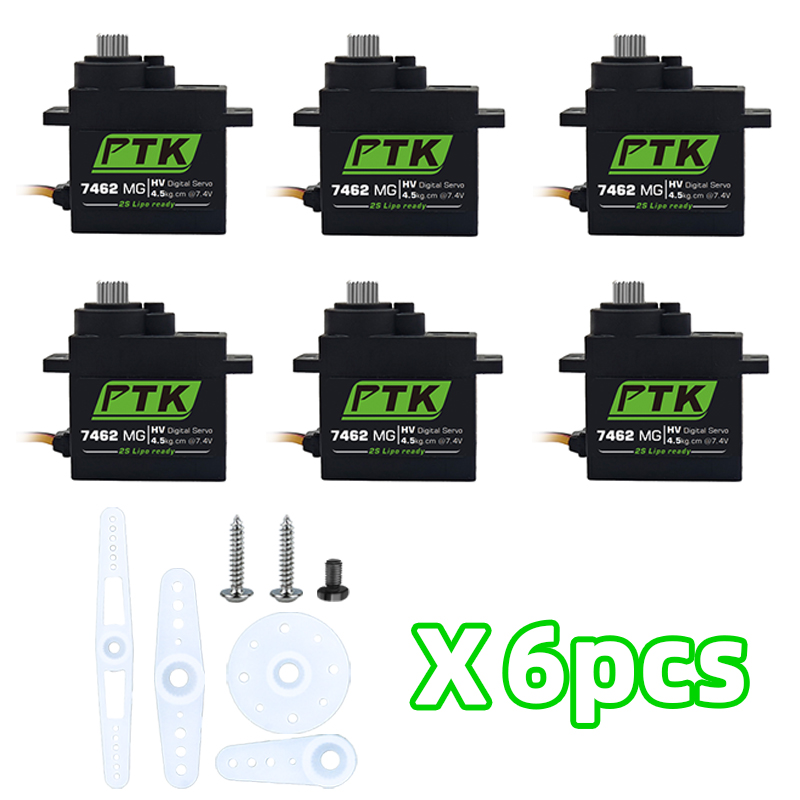 PTK 7462W MG Metal gear 9g mic - Sg90 Servo avaliação e preço