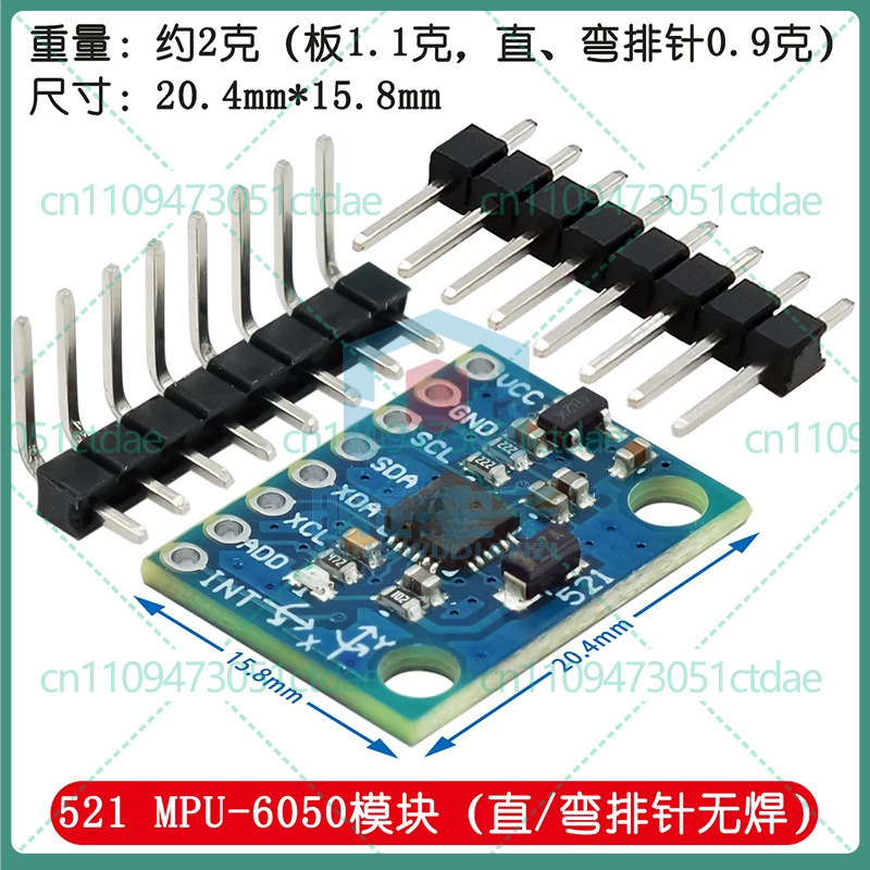 5-25 peças para módulo sensor  - Accelerometer Mpu6050 avaliação e preço