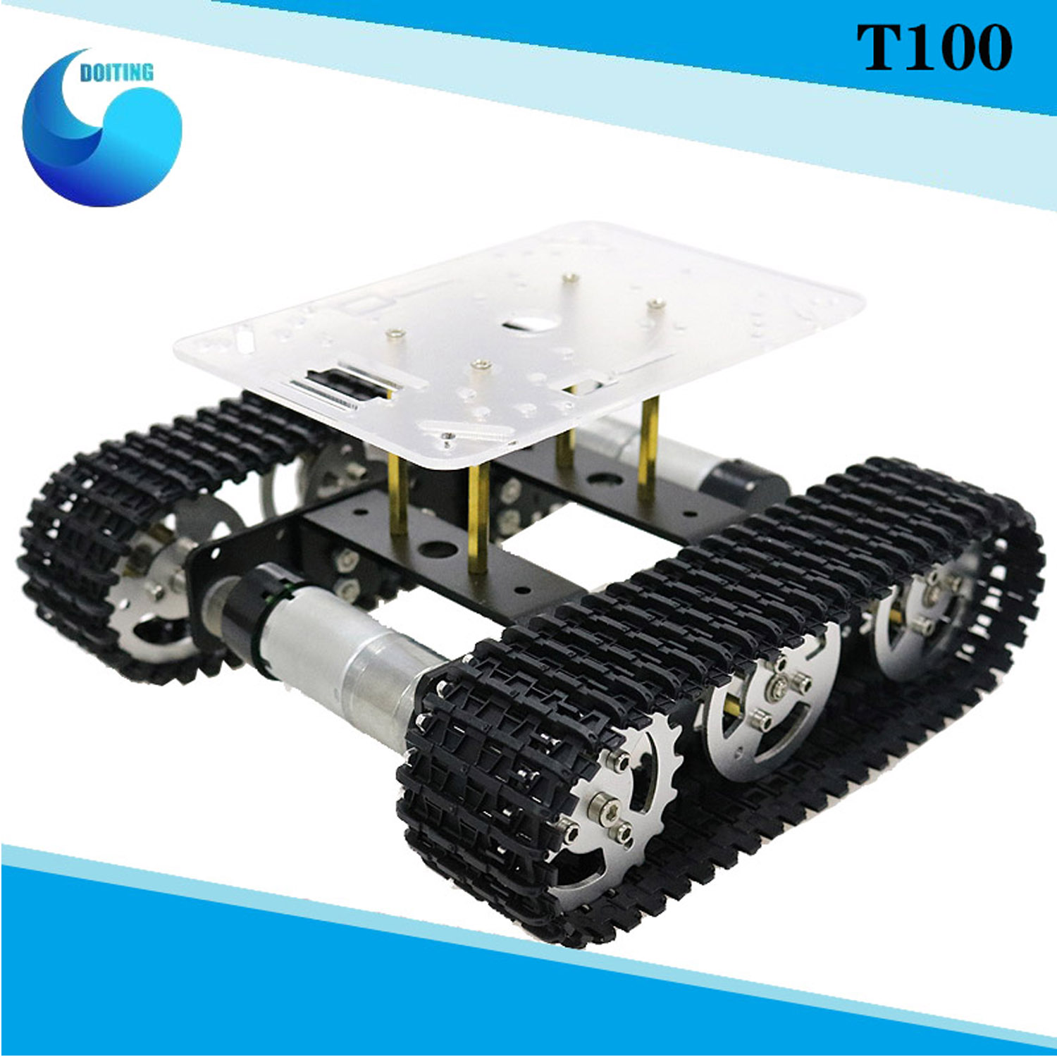 Chassi de carro tanque robô de - Tracked Robot Chassis avaliação e preço