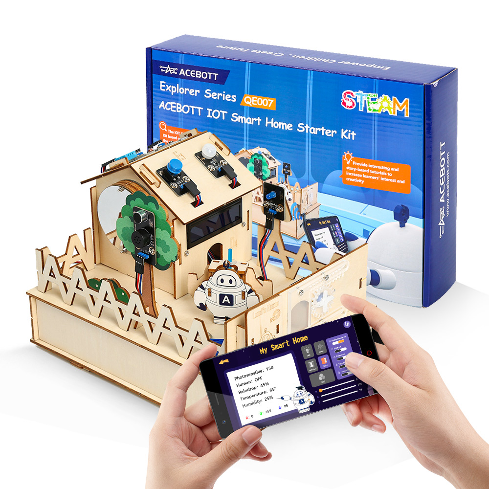 ACEBOTT-DIY Smart Home Kit par - Microbit Robot avaliação e preço